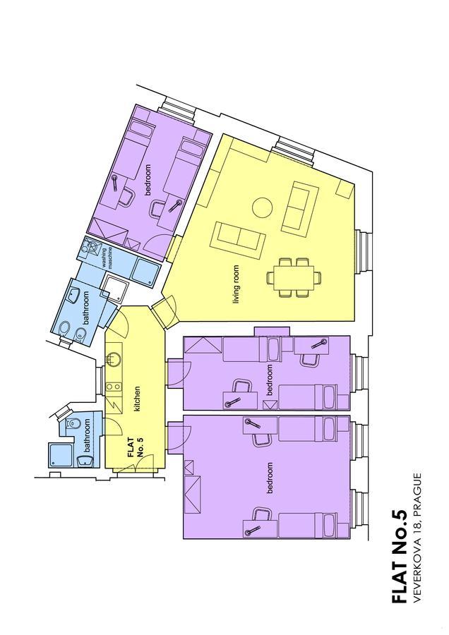 Letna Apartments Прага Екстер'єр фото